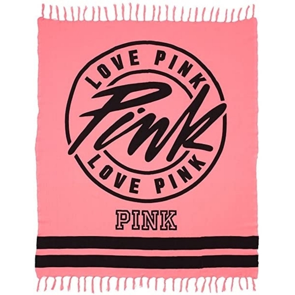 Victoria's Secret PINK Fringed Beach/Festival Blanket - Picture 1 of 4